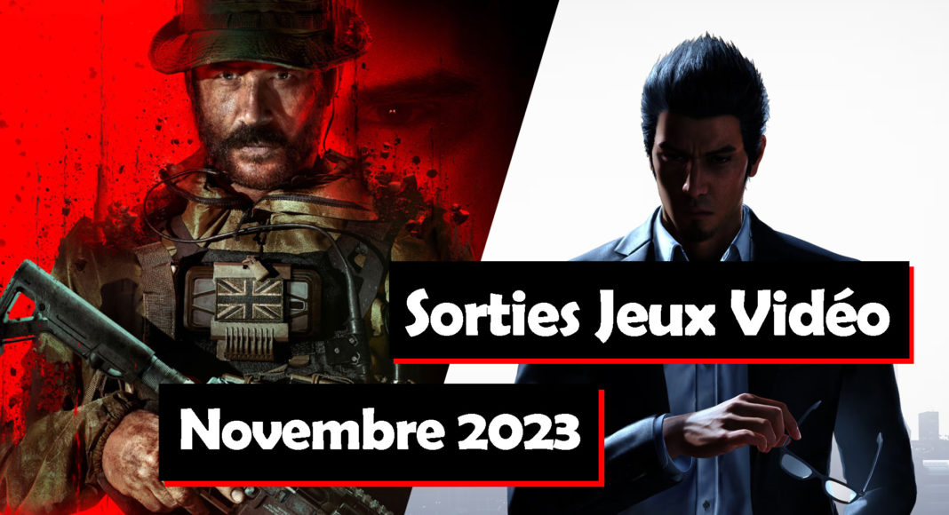 Jeux Vid O Les Sorties Du Mois De Novembre Geeko