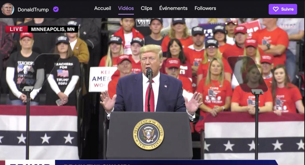 Donald Trump Est Désormais Aussi Sur Twitch - Geeko