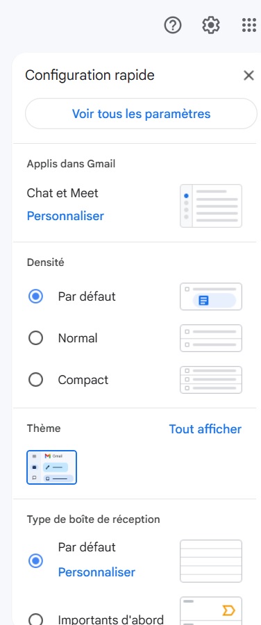 creer un message d'absence sur gmail