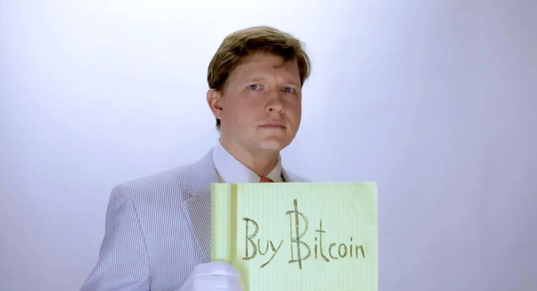 Un pezzo di carta con su scritto “Compra Bitcoin” è stato venduto per 1 milione di dollari